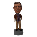 Stock Body Casually Dressed 22 Male Bobblehead